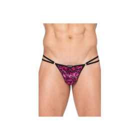 Mini string imprimé rose et noir New Look 